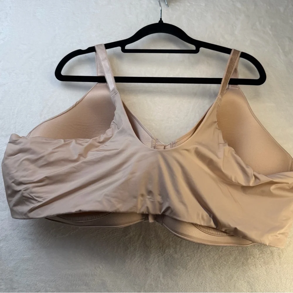 Torrid 48D Front Closure Bra Tan Lightly Padded Plus Size Comfort Bra - Picture 2 of 5